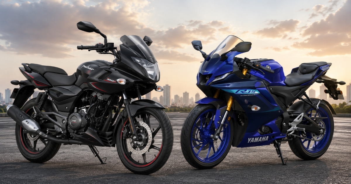 Bajaj Pulsar 220F vs Yamaha R15 V4