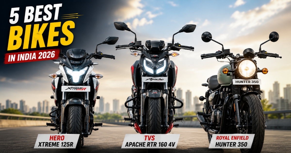 5 Best Bikes in India 2026