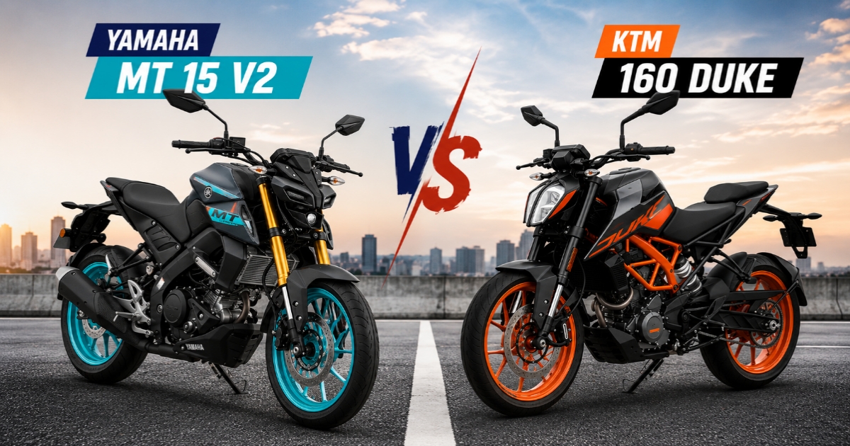 Yamaha MT 15 V2 Vs KTM 160 Duke