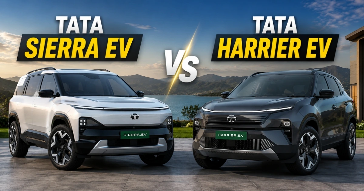 Tata Sierra EV vs Harrier EV