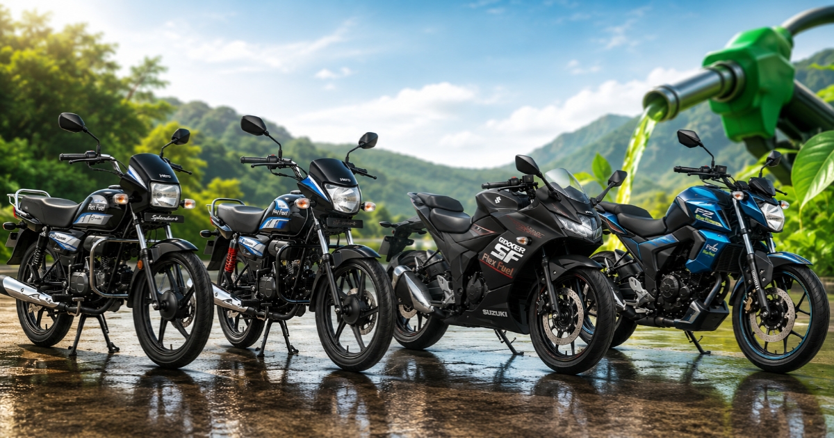 E20 या E85, हर एथेनॉल ब्लेंड फ्यूल के लिए तैयार हैं ये 4 Flex Fuel Bikes