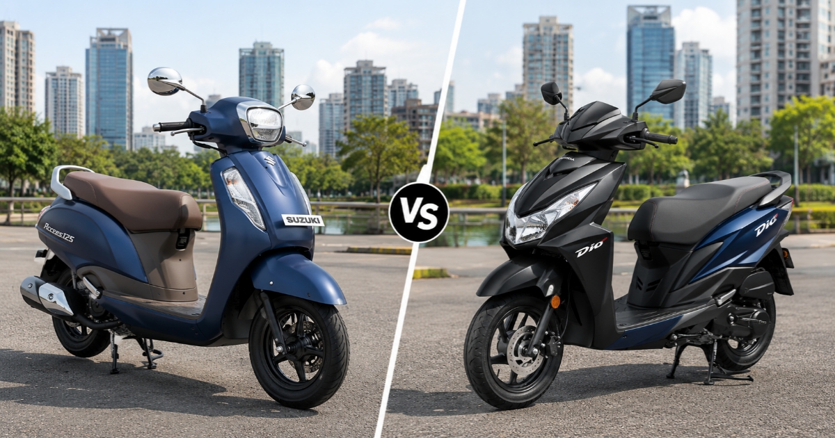 Suzuki Access 125 vs Honda Dio 125